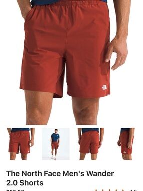 The North Face Men's Wander 2.0 Shorts - Iron Clay - Spring/summer 2026